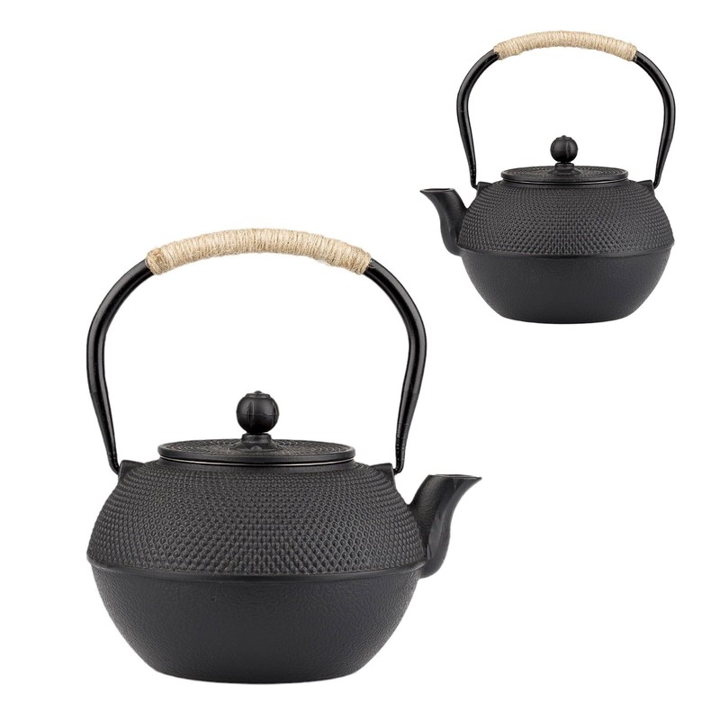 SECHUDO Japanese Tetsubin Cast Iron Teapot Tea Kettle pot with