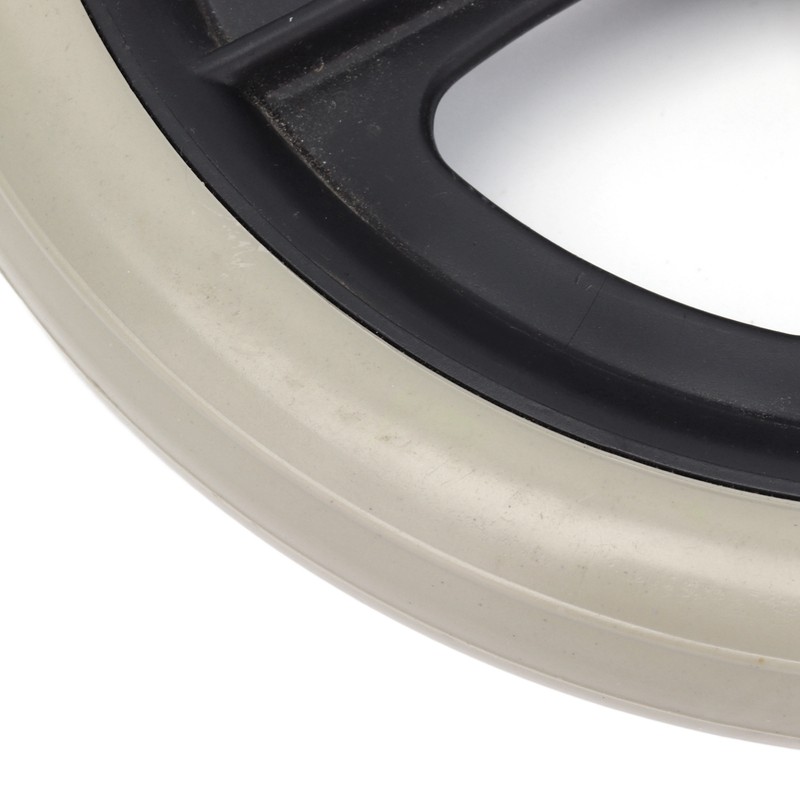 Wheelchair Wheel 8in PU Walker Caster Replacement Skidproof with Ball