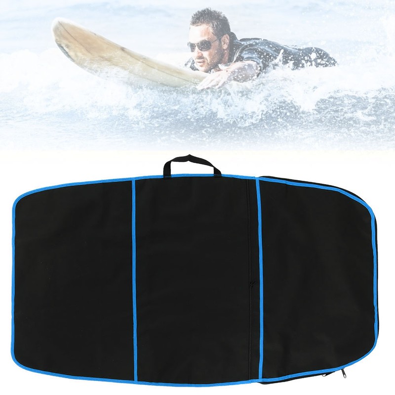 Durable Surfboard Bodyboard Cover Polyester Carry Bag Surfing Accessory(blue stripe)