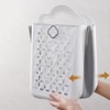 Collapsible Laundry Hamper, Household Foldable Dirty Wall Hanging Multi-functional Hollow