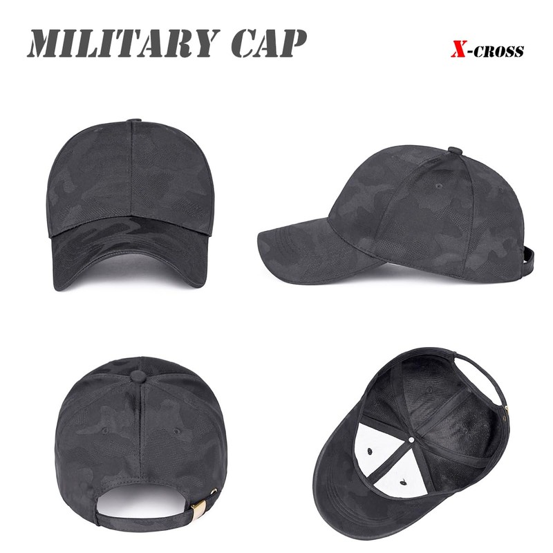 X-cross Men's Camouflage Cap, Military Cap, One Size Fits Most,