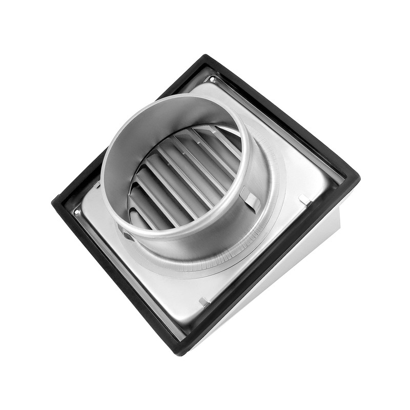QWORK® Ventilation Grille 125 mm Made of 304 Stainless Steel