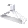 Utopia Home Plastic Hangers 20 Pack - Space Saving Clothes