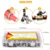 AKIHISA 180 PCS Single Ear Hose Clamps, 12 Sizes 5.3-33.1mm