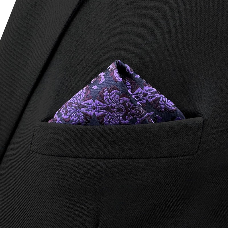 [S&W SHLAX&WING] Paisley Pocket Square Men's Suit XL Large for