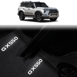 VLSDJ Door Sill Light Decorative Lamp Suitable for Gx550 & 550h Bright LED Projection Lamp Door Light Interior Modification gx 550 Accessories (4 Pieces)