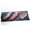 SHOWERORO Thawing Tray Aluminum 29.5x20.8x0.3cm Fast Defrosting Plate Kitchen Tool