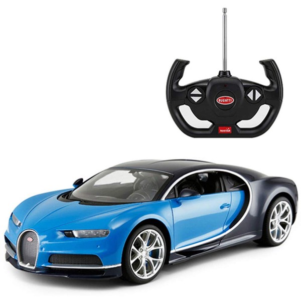PowerTRC 1:14 Scale Bugatti Chiron Rastar RC Car, Licensed Radio Remote Control Sports