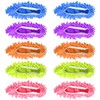 TUPARKA 10 Pcs/5-Pairs Mop Slippers Mop Shoe Microfibre Slippers for