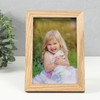 4pack-4x6 Inch Natural Solid Oak Wood Picture Frames Set for