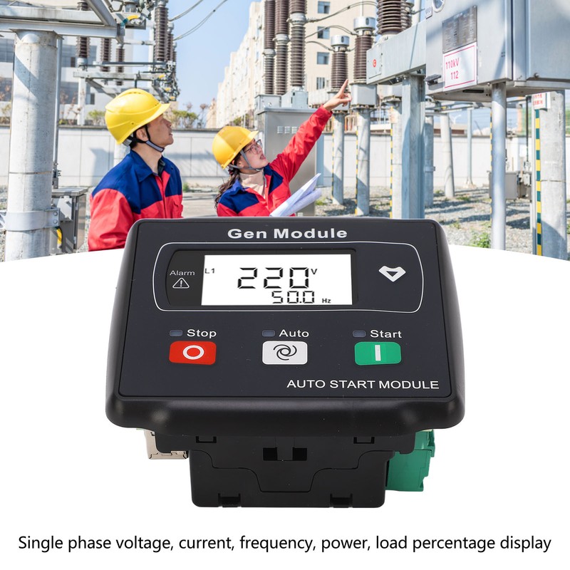 Generator Auto Controller LCD Display Genset Control Module Panel for