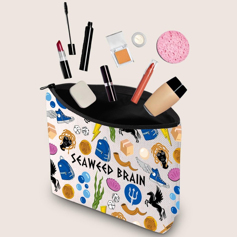 Funny Percy Book Gift Seaweed Brain Makeup Bag Percy Book