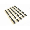 HUALAND 10pcs 10mm 4-pins T-Shape 3-Ends Female Connector for LED