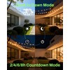 BN-LINK Outdoor Light Timer, Waterproof Plug-in Dusk-to-Dawn Controller with 3