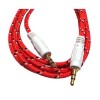 2x 3FT AUX Extension Audio 3.5mm to 3.5mm Quality AUDIO