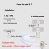 iNextStation Neon LED Strips Light Accessories, 10pcs Led Neon Mounting