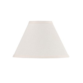Aspen Creative 58309, Empire Uno Lamp Shade, Cream, 4" Top x 10" Bottom x 7" Slant Height, Slip UNO 33mm