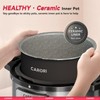 CARORI 1200W 12-in-1 Electric Pressure Cooker 8Qt, Stainless Steel Pressure