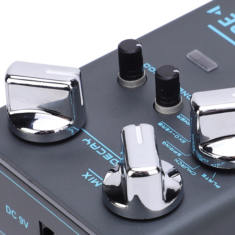 Reverb Effect Pedal Guitar 9 Digital Ambiance Bypass Musical Instrument