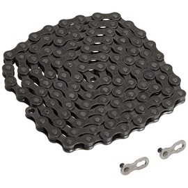 KMC Z8.1 8 speed inner chamfering 7.1MM pin length Bicycle Chain (1/2" x 3/32") Gray 1 pcs /Steel 116 links