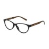 Calabria L 15579 Reading Glasses +1.00 Black Logo Letter Yellow