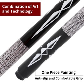 Dysdensa 19oz 58inch Fiberglass Pool Cue Sticks