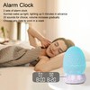 Alarm Clock with Sunrise Simulation Wake Up Egg Light, Portable
