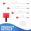 Paint Edge Trimmer Plus Two Replace Pads,with 35.4-78.7 inch spliceable