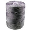 C-LON Bead Cord, Gunmetal - 0.5mm, 92 Yard Spool
