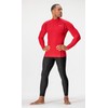 DEVOPS 3 Pack Men's Athletic Turtle Neck Long Sleeve Compression