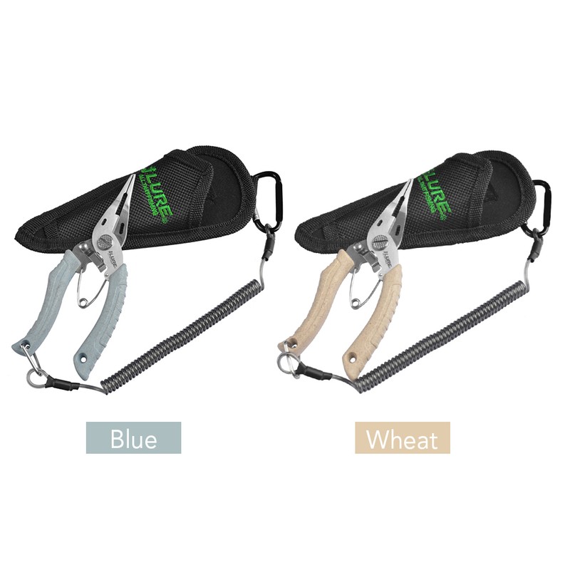 Fishing Pliers Scissors Stainless Steel Fishing Line Cutter Split Ring