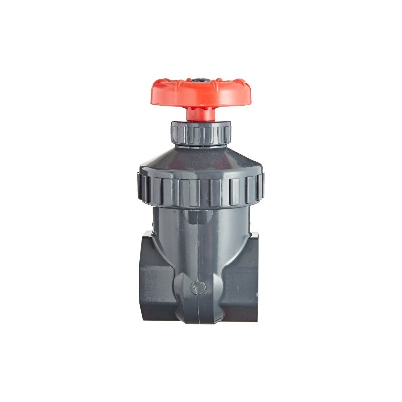 Spears PVC Gate Valve, Non-Rising Stem, Viton O-Ring, 1-1/4" Socket