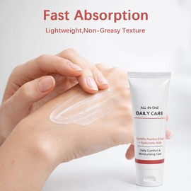 OVLESOKU Koriderm Time Reverse Cream, All-in-One Korean Skin Cream with Centella Asiatica Collagen & Hyaluronic Acid - Hydrates, Firms & Reduces Wrinkles - for All Skin Types (1.69 Fl Oz/1PC)
