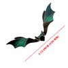 LXQTAO Resin Cute Skull & Acrylic Bat Rearview Mirror Decorations,