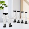 40 Pcs Black Hourglass Sand Timers 1 Minute Sandglass Sand