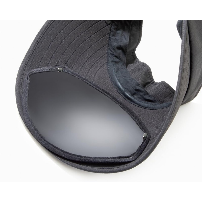 Alphax AP-444107 Women's UV Protection Glass Visor, Shine, Black