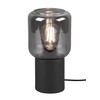 Reality Leuchten Nico R50591032 Table Lamp Metal Black Matt Glass