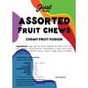 Just Treats Assorted Fruit Chews 500g Party Bag
