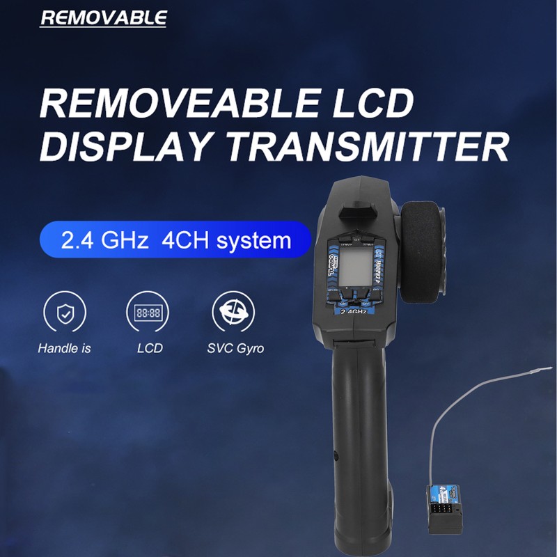 P32 91803GC 2.4G 4CH Racing Car Boat Remote Control LCD