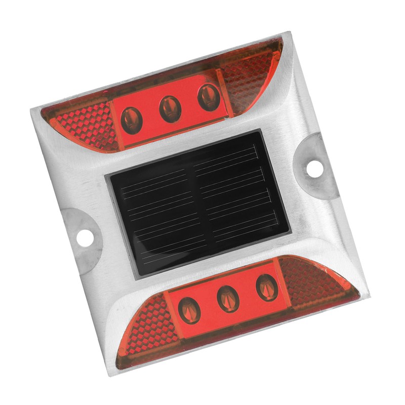 LED Solar Power Ground Marker Lights Waterproof Outdoor Driveway Road