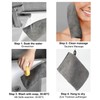 PHOGARY Pack of 10 Microfibre Body Wash Mitts, Soft Face