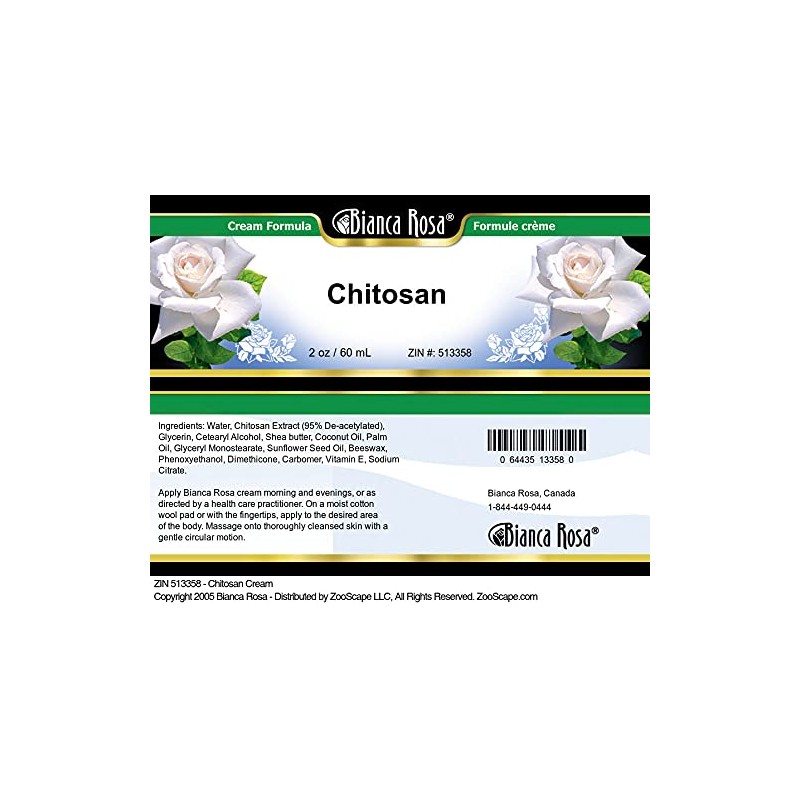 Bianca Rosa Chitosan Cream (2 oz, ZIN: 513358) - 2