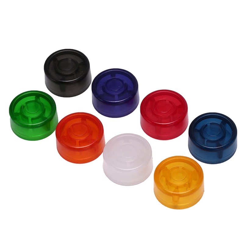Geieold 20Pcs Effect Pedal Protection Caps Colorful Guitar Effect Pedal