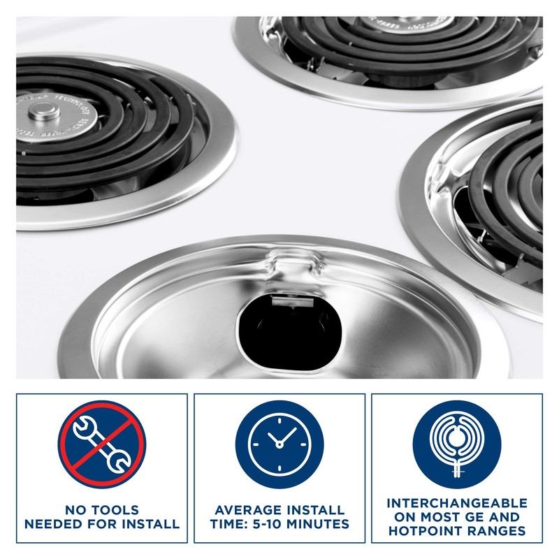 ELECTRIC RANGE BURNER ELEMENT SENSI-TEMP COIL - 8”