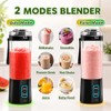 ZTGHFMY Portable Blender for Smoothies and Juices