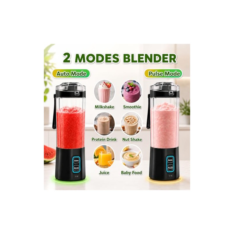 ZTGHFMY Portable Blender for Smoothies and Juices