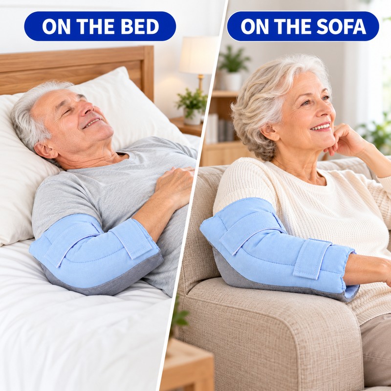 Reusable Padded Elbow Protectors for Elderly Adults – Soft Adjustable