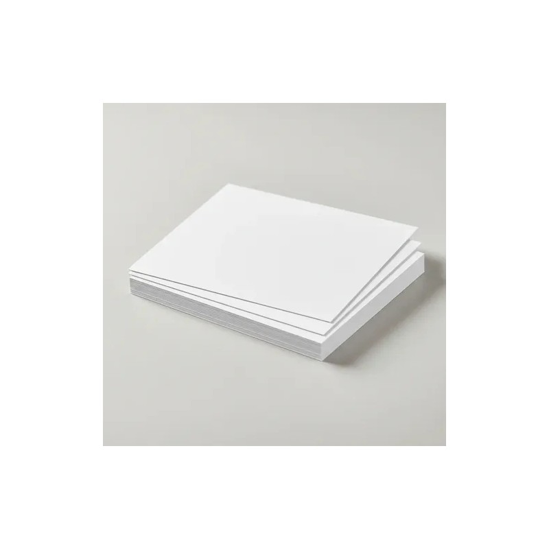 Cartulina Blanca Escolar 50x65 Cm Paquete 100 Hojas