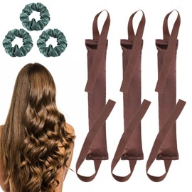 Katyjun Pack of 3 Heatless Curls Band, Blowout Hair Overnight for Short and Long Hair