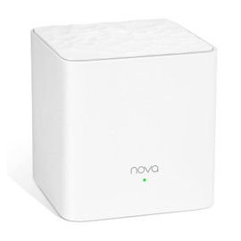 Tenda Nova Mesh WiFi System (MW3)-Up to 2000 sq.ft. Whole Home Coverage, Replaces WiFi Router and Extender, Single Add-on unit simply connects to an existing Nova Mesh WiFi network via the App, 1-pack
